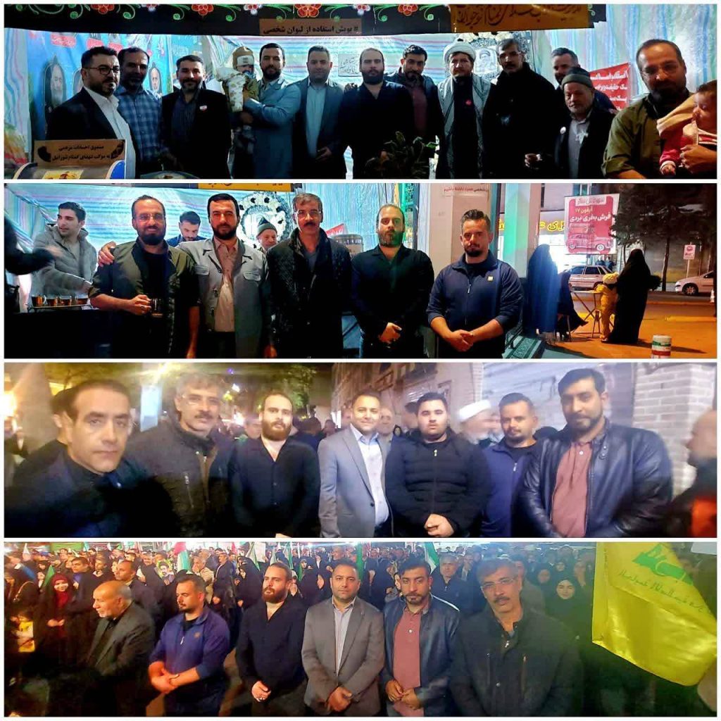 حماسه حضور اعضای هیات نجات غریق و غواصی استان اردبیل دوشادوش اداره کل ورزش و جوانان در شب هفتاد و دوم تجمعات مردمی؛ اتحاد قهرمانان و جوانان در موکب خدمت و میثاق؛